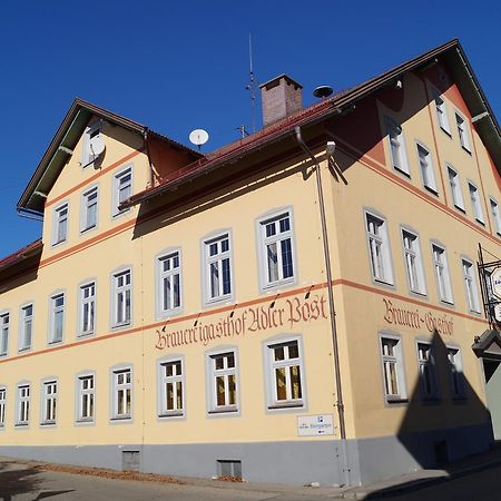 Brauereigasthof Adler Post Rettenberg Exterior photo