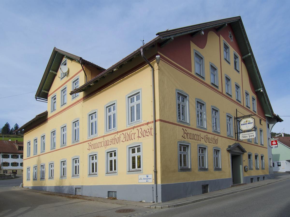 Brauereigasthof Adler Post Rettenberg Exterior photo